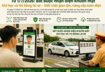 Từ 1/7/2026: Bắt buộc nhận diện khuôn mặt khi học và thi bằng lái xe
