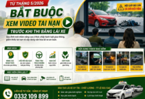 Từ Tháng 5/2026: Bắt Buộc Xem Video Tai Nạn Trước Khi Thi Bằng Lái Xe