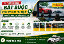 Từ Tháng 5/2026: Bắt Buộc Xem Video Tai Nạn Trước Khi Thi Bằng Lái Xe